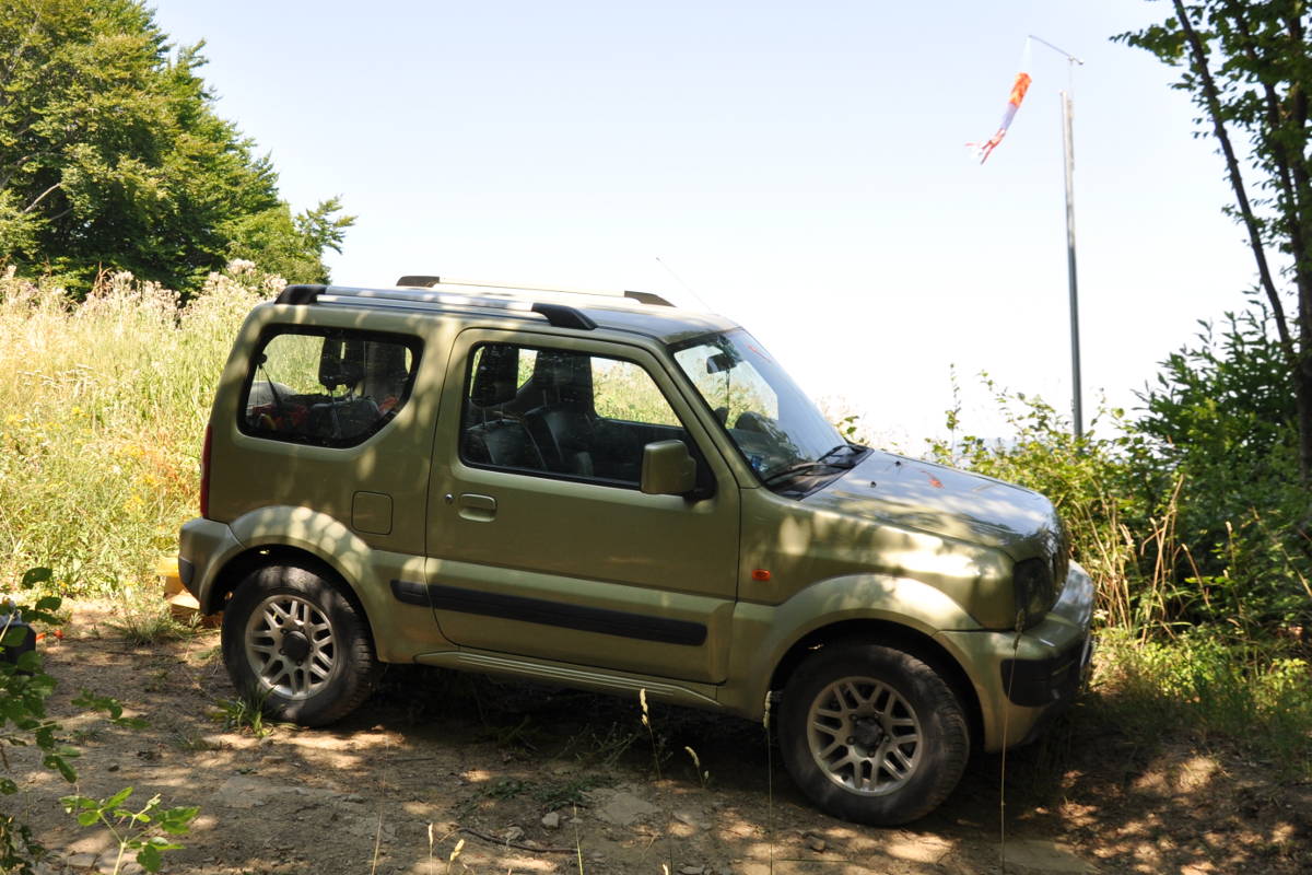 la Jimny di GP al decollo di Campora